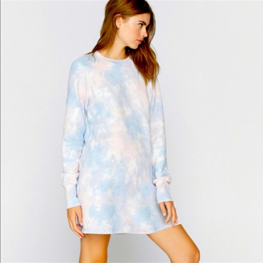 Spiritual Gangster Small Olivia Cloud Dye Sweater Dress